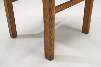 Scandinavian Pine Dining Chairs with Upholstered Seats Scandinavia 1990s