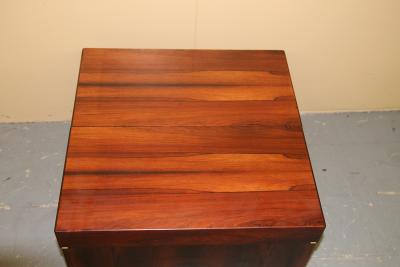 Scandinavian Rosewood Cube Bar Coffee Table