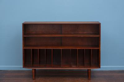Scandinavian Rosewood Record or Book Shelf