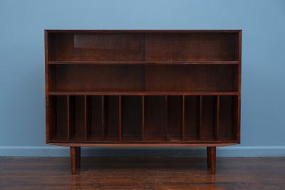 Scandinavian Rosewood Record or Book Shelf