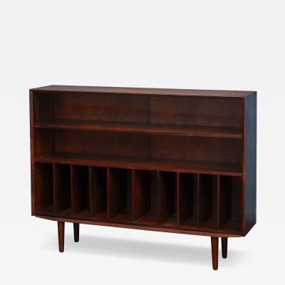 Scandinavian Rosewood Record or Book Shelf