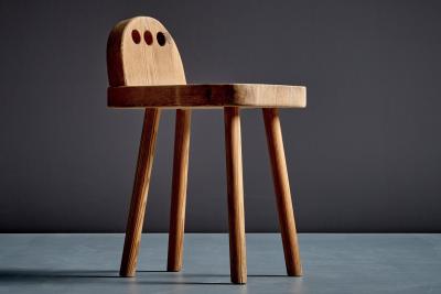 Scandinavian Sauna Stool made of solid Pine
