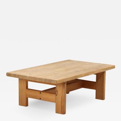 Scandinavian Solid Pine Coffee Table