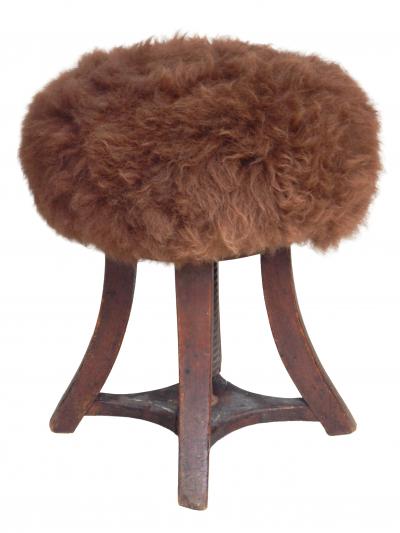 Scandinavian Swiveling Ottoman