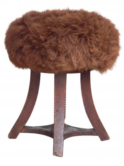 Scandinavian Swiveling Ottoman
