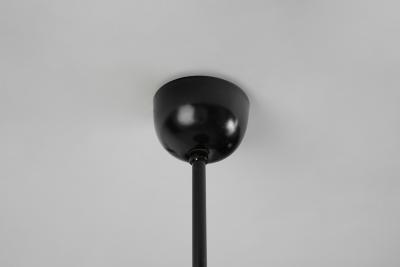 Scandinavian Tin and Glass Accent Ceiling Lamp Scandinavia 1920s