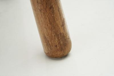 Scandinavian Tripod Wood Stool Scandinavia ca 1950s