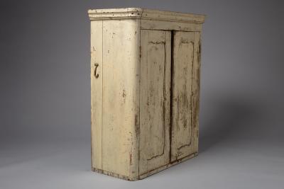 Scandinavian folk art cabinet