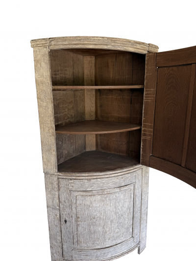 Scandinavian or French Provincial Corner Cupboard