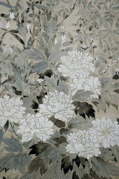 School of Ogata Korin Birds and Flowers of the Four Seasons early 18th century