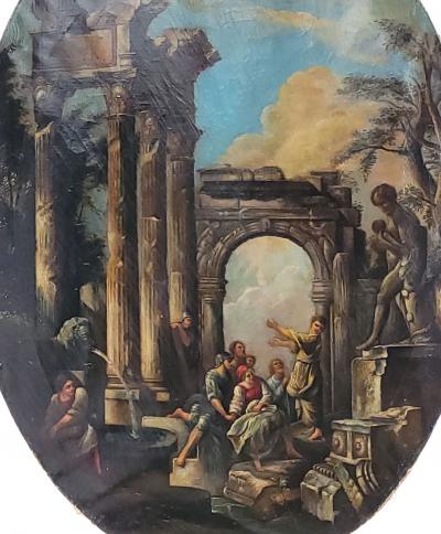 School of Rome Fantasy Painting Italy circa 1800