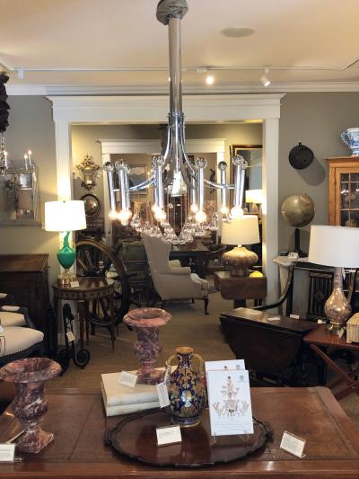 Sciolari Style Italian 1970s Gaetano Sciolari Style Chrome and Glass Ten Light Chandelier