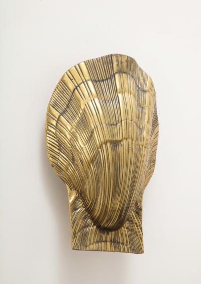 Sconces shell bronze from 1970