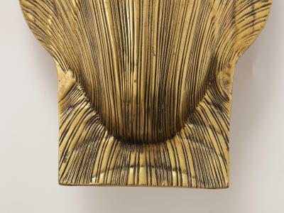 Sconces shell bronze from 1970