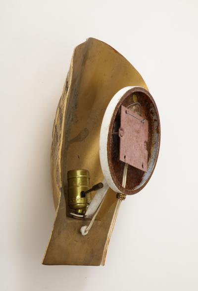 Sconces shell bronze from 1970