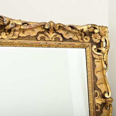 Scottish 19th Century Carved Gilded Frame with New Mirror