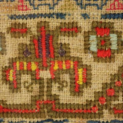 Scottish Antique Band Sampler 1754