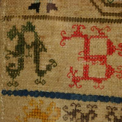 Scottish Antique Band Sampler 1754