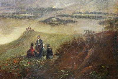 Scottish Landscape Oil on Canvas Painting