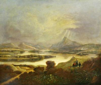 Scottish Landscape Oil on Canvas Painting