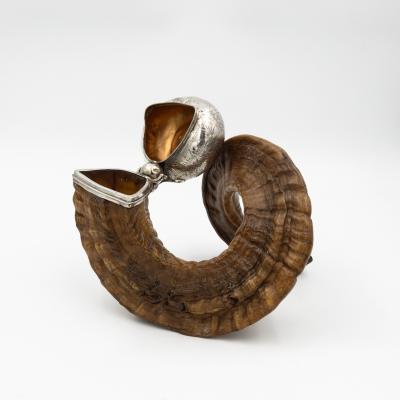 Scottish Ram s Horn Snuff Mull Scotland Circa 1890