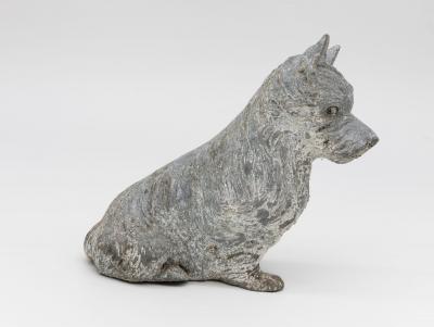 Scottish Terrier Cast Iron or Spelter Figurine UK Early 20th C 
