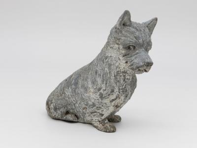 Scottish Terrier Cast Iron or Spelter Figurine UK Early 20th C 