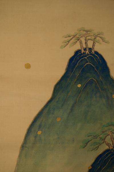 Scroll Mountains by Tomioka Tessai 1836 1924 