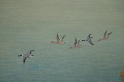 Scroll Snowy Mountain Landscape