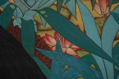 Scroll Tropical Bird