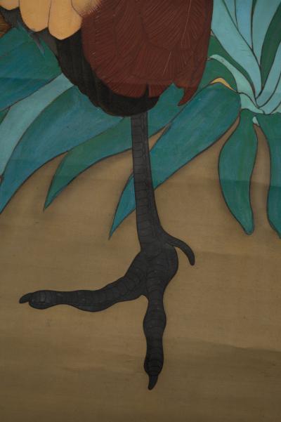Scroll Tropical Bird