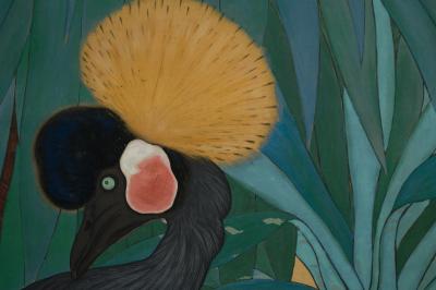 Scroll Tropical Bird
