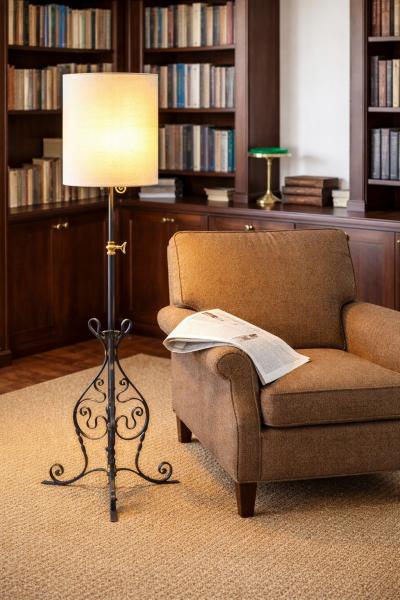 Scrolled Iron Floor Lamp