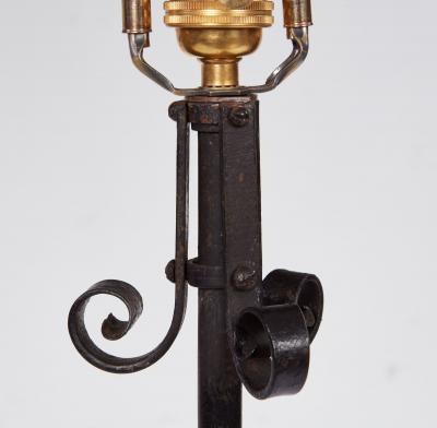 Scrolled Iron Floor Lamp