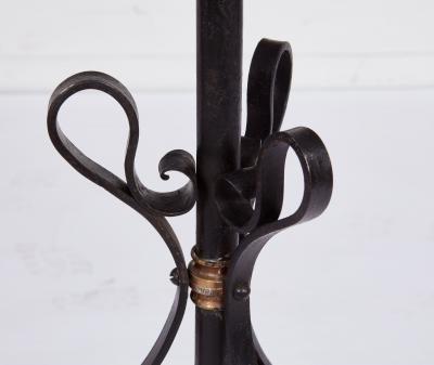 Scrolled Iron Floor Lamp