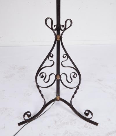 Scrolled Iron Floor Lamp