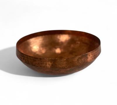 Sculpted Fruit Bowl Copper Ensamble Artesano 2024 Lot 774