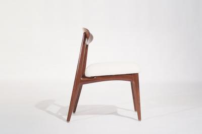 Sculpted Walnut Desk Chair by C Stan Morris C 1967