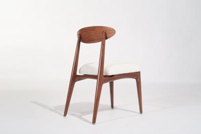 Sculpted Walnut Desk Chair by C Stan Morris C 1967