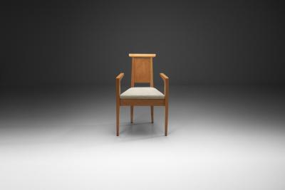 Sculptural Beech Prototype Chair by Stefan Wewerka Germany Late 20th Century