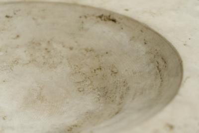 Sculptural Bowl or Centerpiece in Travertine