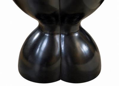 Sculptural Club Stool in Bronze by Elan Atelier