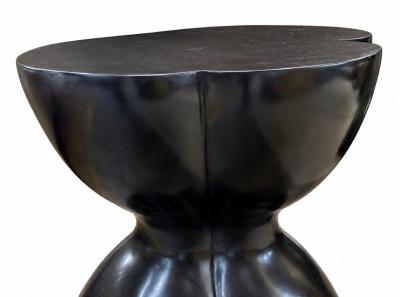 Sculptural Club Stool in Bronze by Elan Atelier
