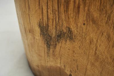 Sculptural Coconut Wood Chair Europe Second half of the 20th Century