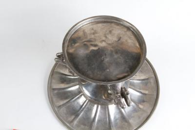 Sculptural French Pewter Centerpiece