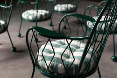 Sculptural Garden Armchairs France 1950s