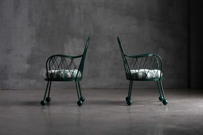 Sculptural Garden Armchairs France 1950s