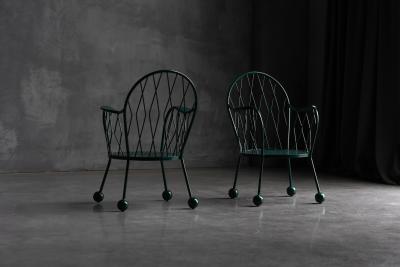 Sculptural Garden Armchairs France 1950s