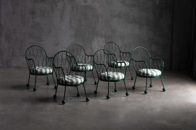 Sculptural Garden Armchairs France 1950s