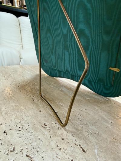 Sculptural Green Velvet Picture Frame